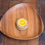 さつま芋の食感と生地の食感の相性が面白い。オレンジピールの酸味が光る！