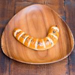 高級ウィンナーに生地を巻き付けました。シンプルだけどお肉好きの方にはお勧めです！