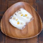 人気のフルーツサンド。生クリームとバナナを中心に季節のフルーツを使ってます。